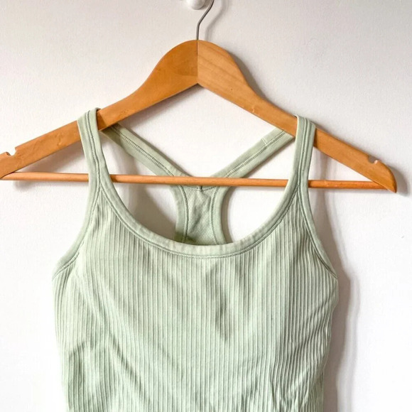 Lululemon Ebb To Street Tank II Arctic Mint Green  Size 6 - Picture 5 of 7